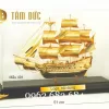 thuyền buồm mạ vàng 24k - quà tặng Trọng Tín